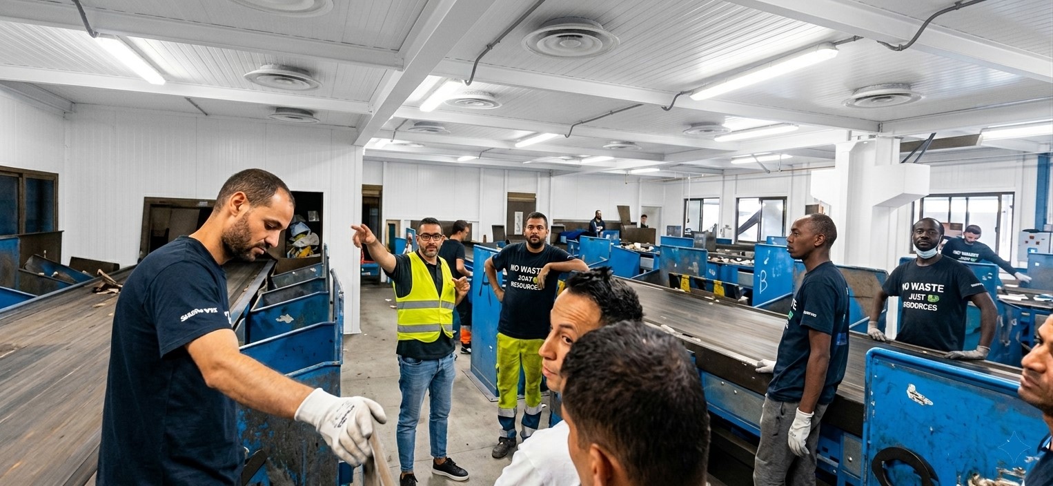 MDP SRL - Addestramento Squadra selezione rifiuti
