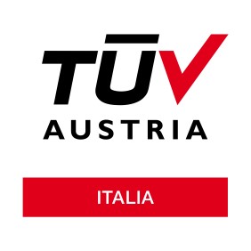 Logo certificazione TUV Austria per MDP SRL