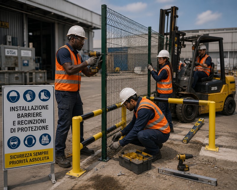 Servizio di installazione barriere MDP SRL